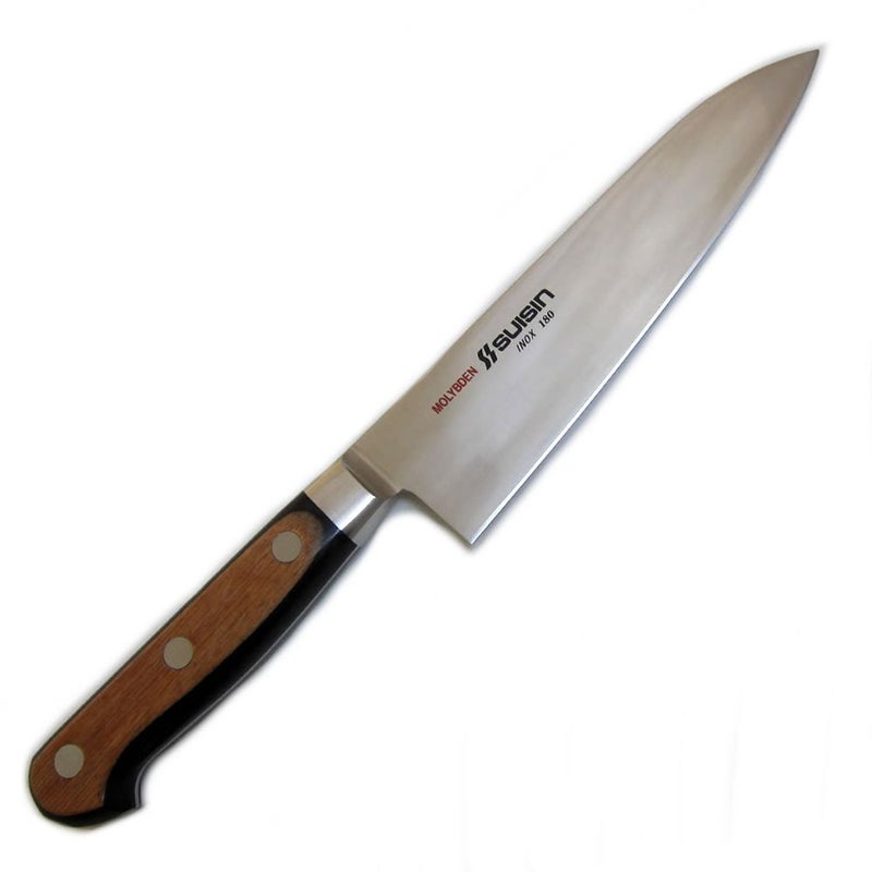 Houcho.com Suisin Inox Western-Style Knife Series, Genuine Sakai-Manufactured, Inox Steel 7.1â€ (180mm) Santoku/Gyuto Knife - Image 1